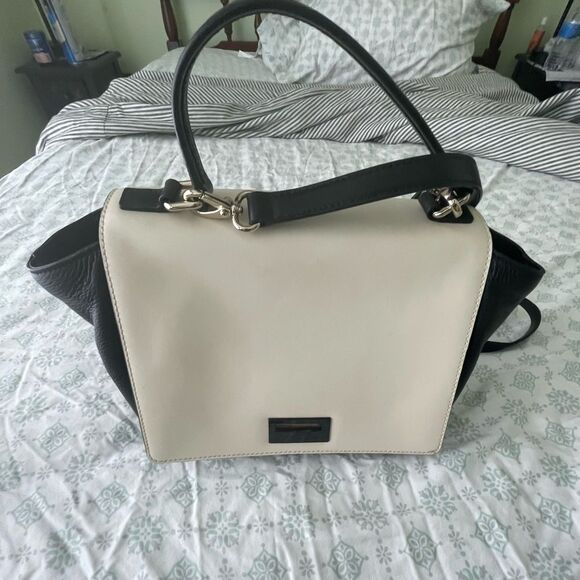 Kate Spade Purse - Totebag - Cream & Black - Y2k Shoulder Purse - Crossbody Bag - Picture 3 of 12